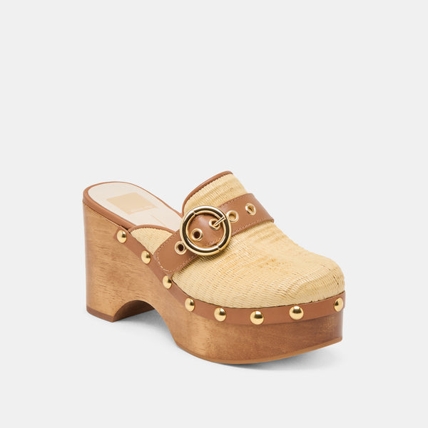 Dolce Vita Debrah Clogs Lt Natural Raffia LT NATURAL RAFFIA