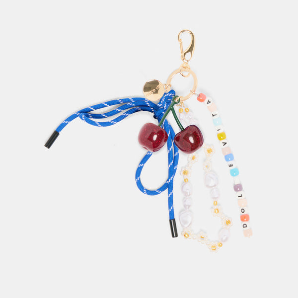 Dolce Vita Dolce Vita Beaded Bag Charm Blue Multi BLUE MULTI