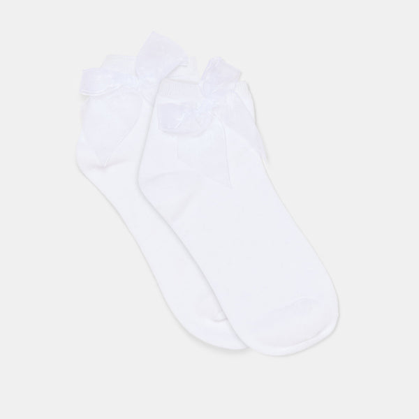 dolce vita Bow Anklet Socks White WHITE