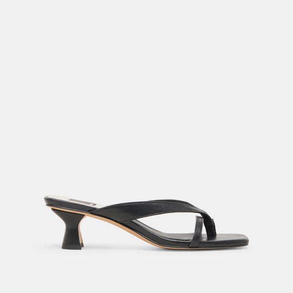 Dolce Vita Brevel Heels Onyx Leather ONYX LEATHER