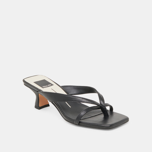 Dolce Vita Brevel Heels Onyx Leather ONYX LEATHER