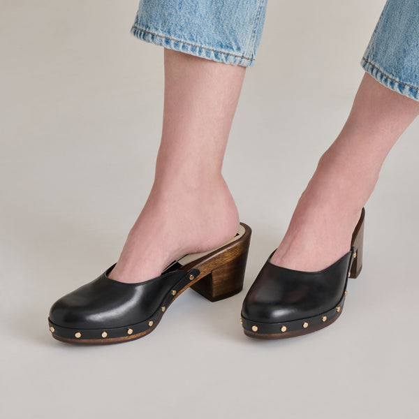 Dolce Vita Camyn Heels Black Leather BLACK LEATHER