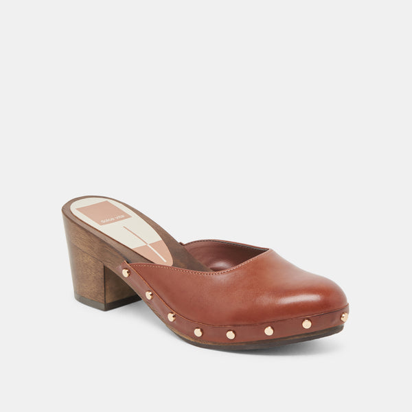 Dolce Vita Camyn Heels Brown Leather BROWN LEATHER