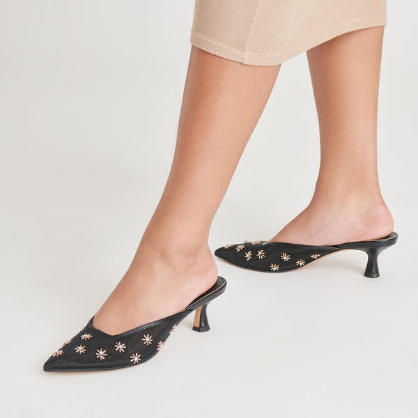 Dolce Vita Clara Heels Black Mesh BLACK MESH