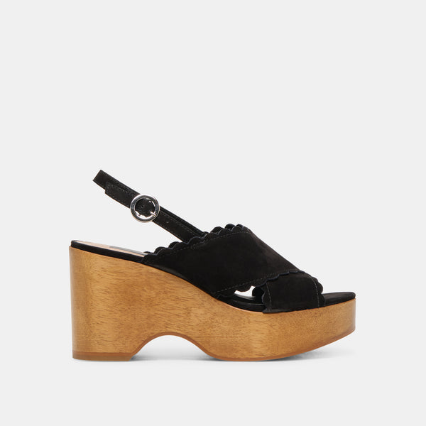 dolce vita Dilion Wedges Black Nubuck BLACK NUBUCK