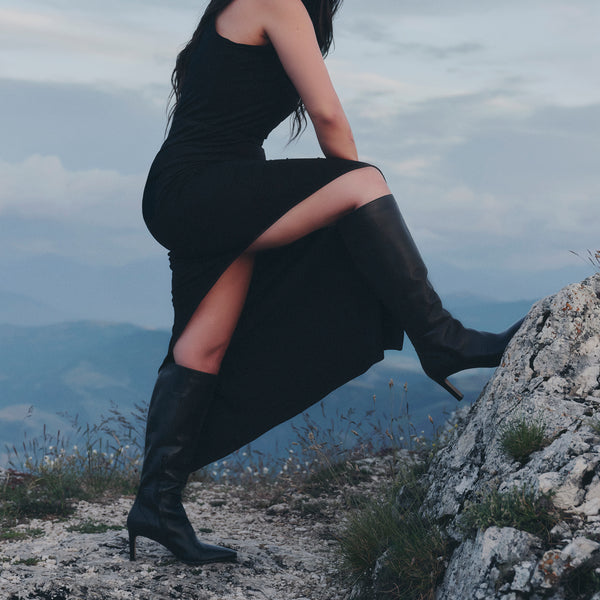 Dolce Vita Emmi Boots Black Leather BLACK LEATHER