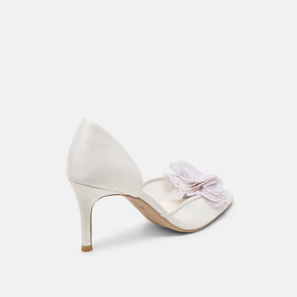 Dolce Vita Evelin Heels White Mesh WHITE MESH