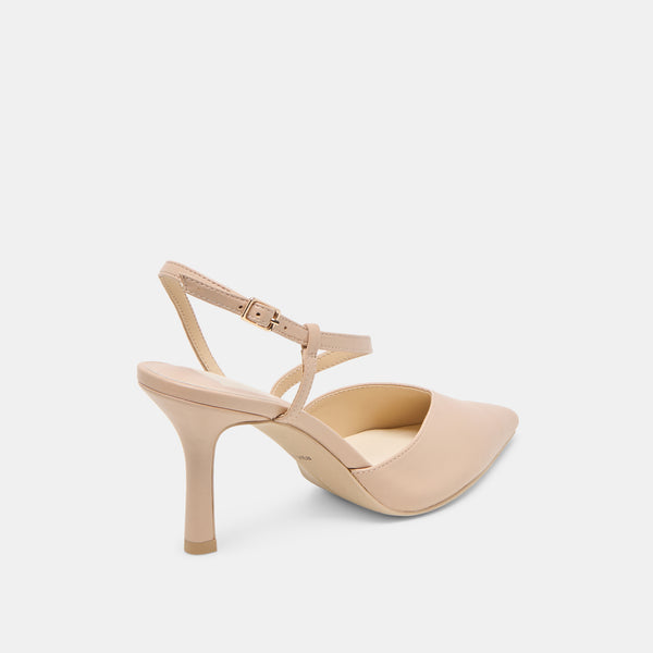 Dolce Vita Kamra Heels Beige Leather BEIGE LEATHER