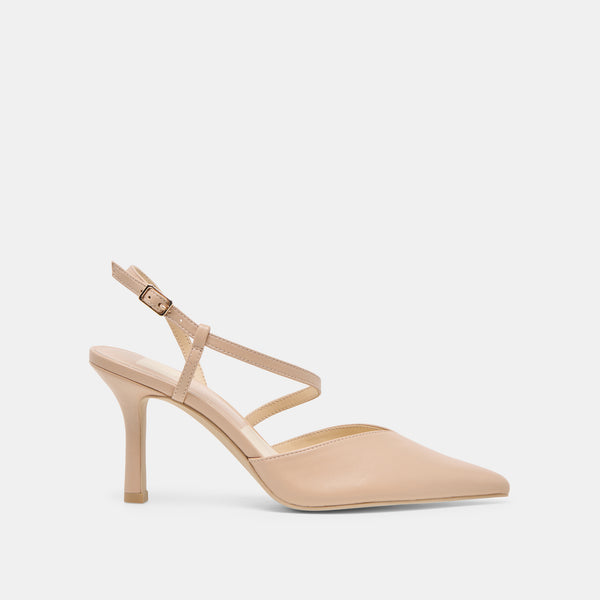 dolce vita Kamra Heels Beige Leather BEIGE LEATHER