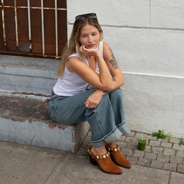 Dolce Vita Kanyon Heels Brown Suede BROWN SUEDE