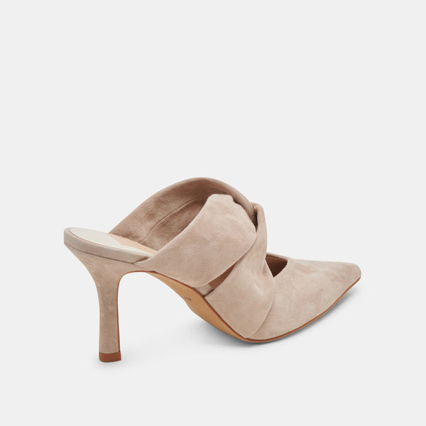 Dolce Vita Kelsy Heels Taupe Suede TAUPE SUEDE