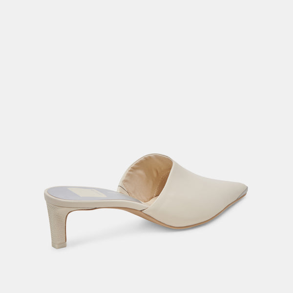 Dolce Vita Lexy Heels Ivory Leather IVORY LEATHER