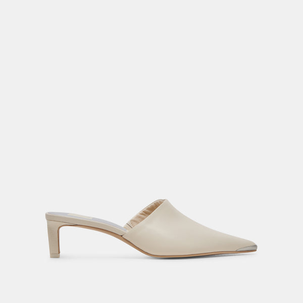 dolce vita Lexy Heels Ivory Leather IVORY LEATHER