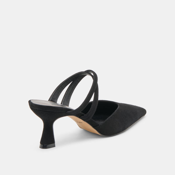 Dolce Vita Linore Heels Onyx Suede ONYX SUEDE