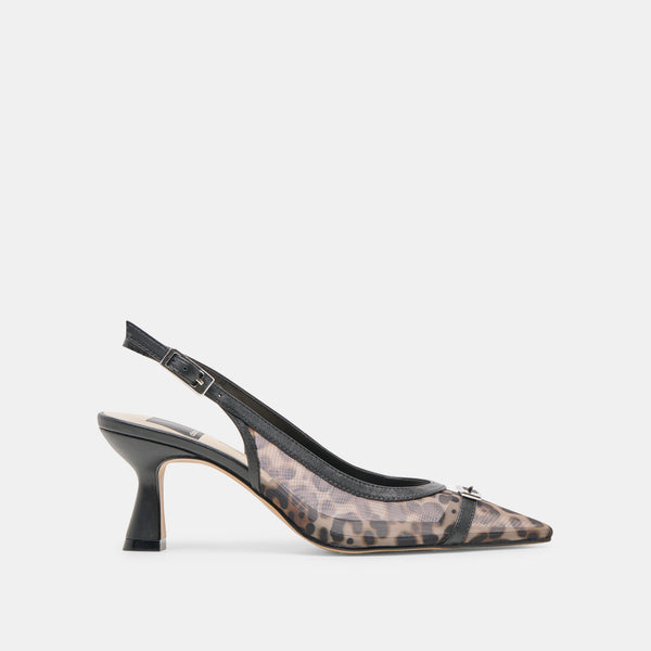 Dolce Vita Lorine Heels Leopard Mesh LEOPARD MESH