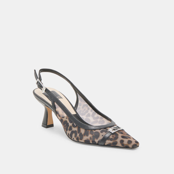 Dolce Vita Lorine Heels Leopard Mesh LEOPARD MESH