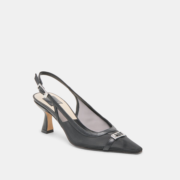 Dolce Vita Lorine Heels Onyx Mesh ONYX MESH