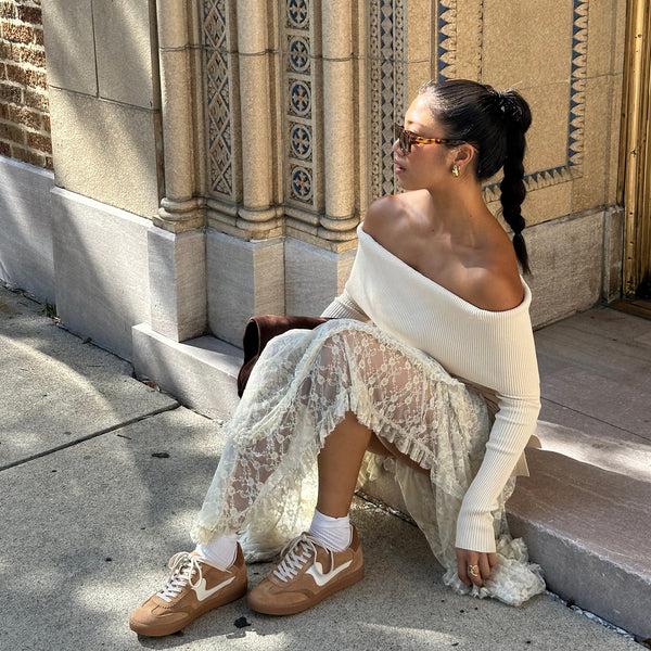 Dolce Vita Notice Sneakers Brown Suede BROWN SUEDE