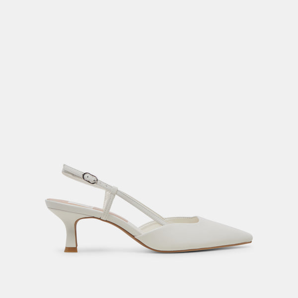 dolce vita Odela Heels White Leather WHITE LEATHER