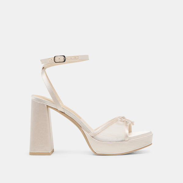 dolce vita Pandor Heels White Tulle WHITE TULLE