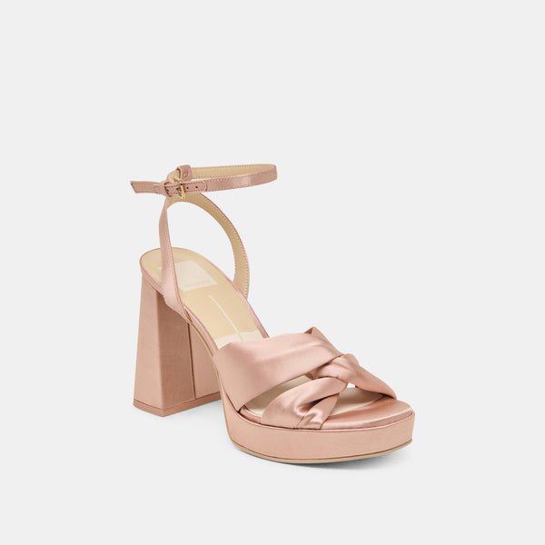 Dolce Vita Parlo Heels Blush Satin BLUSH SATIN