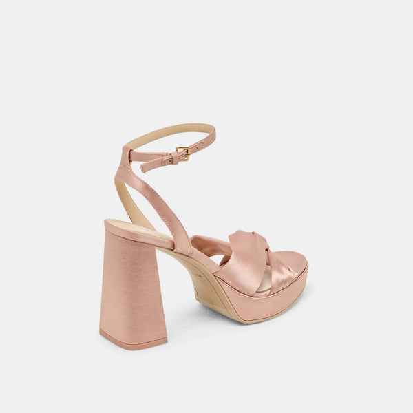 Dolce Vita Parlo Heels Blush Satin BLUSH SATIN