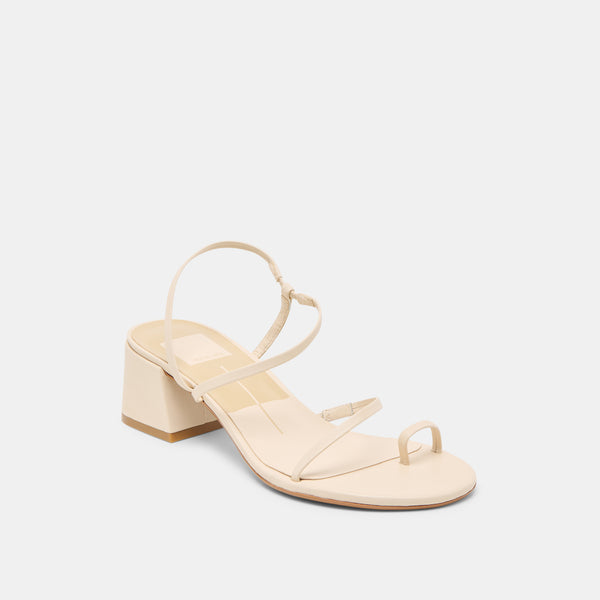 Dolce Vita Trini Heels Creme Leather CREME LEATHER