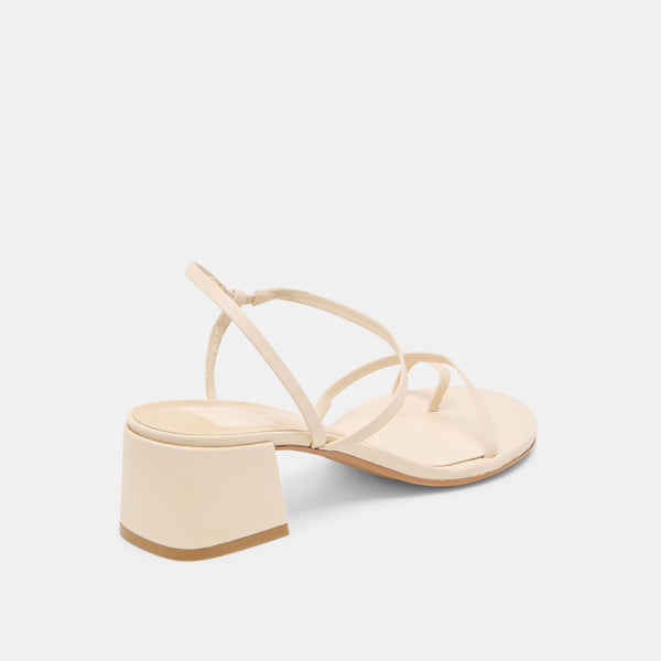Dolce Vita Trini Heels Creme Leather CREME LEATHER
