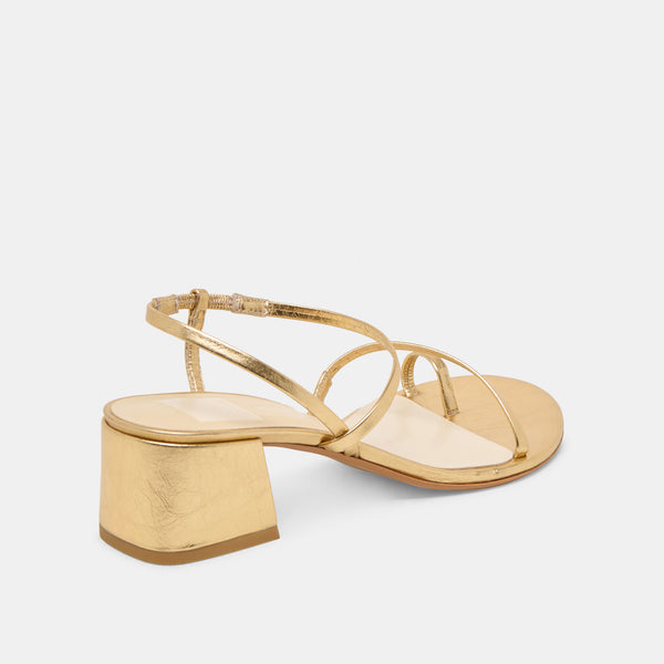 Dolce Vita Trini Heels Gold Leather GOLD LEATHER