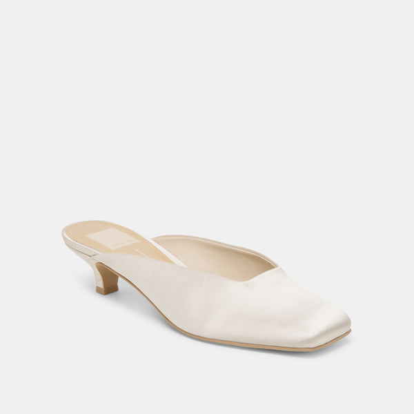 Dolce Vita Umara Heels Ivory Satin IVORY SATIN