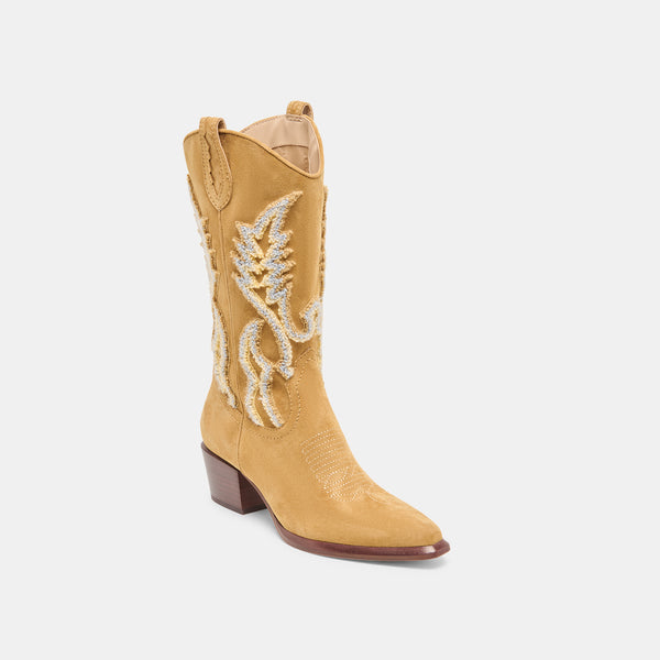 Dolce Vita Vila Boots Caramel Suede CARAMEL SUEDE