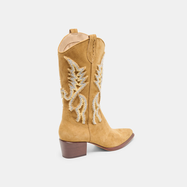 Dolce Vita Vila Boots Caramel Suede CARAMEL SUEDE