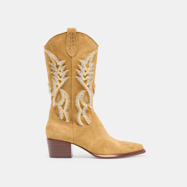 dolce vita Vila Boots Caramel Suede CARAMEL SUEDE
