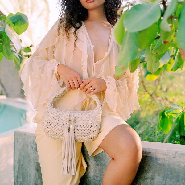 Dolce Vita Zenia Handbag Bone Leather BONE LEATHER