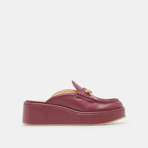 dolce vita Dorrel Loafers Maroon Leather MAROON LEATHER
