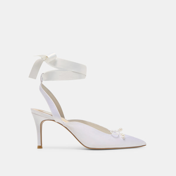 dolce vita Efora Heels True White Satin TRUE WHITE SATIN