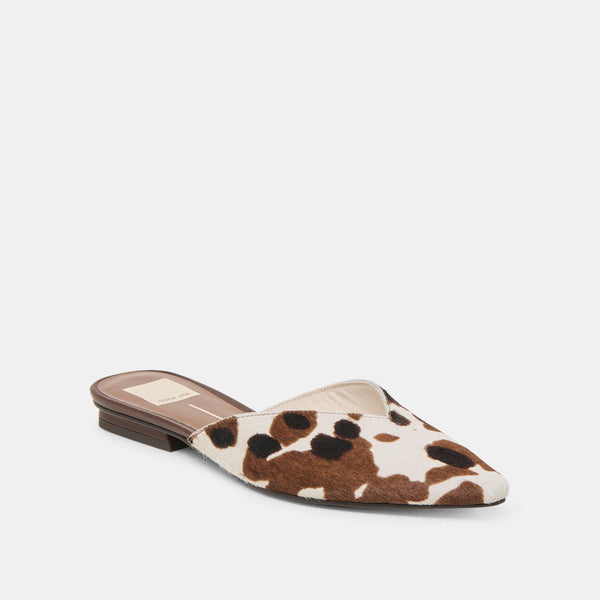 Dolce Vita Elm Flats Cocoa Taurus Calf Hair COCOA TAURUS CALF HAIR