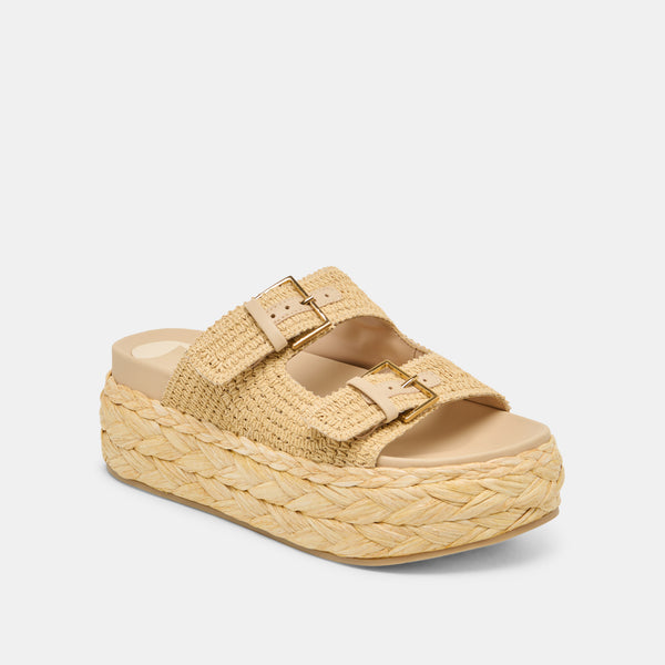 Dolce Vita Falyn Sandals Lt Natural Woven Raffia LT NATURAL WOVEN RAFFIA