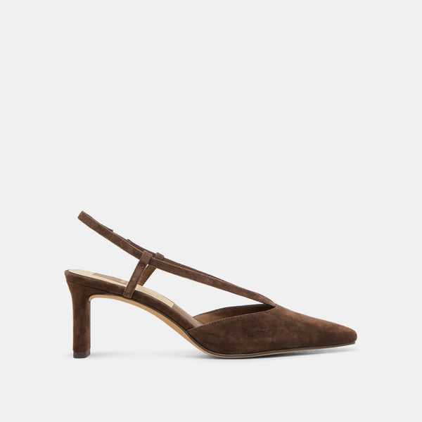Dolce Vita Ginay Heels Dk Brown Suede DK BROWN SUEDE