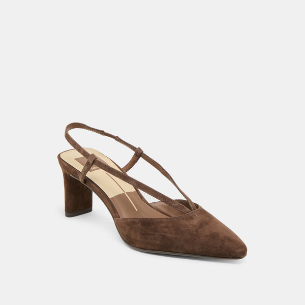 Dolce Vita Ginay Heels Dk Brown Suede DK BROWN SUEDE