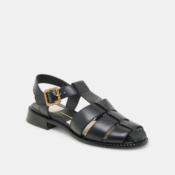 Dolce Vita Holis Sandals Black Leather BLACK LEATHER