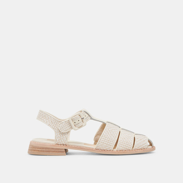 dolce vita Holis Sandals White Multi Raffia WHITE MULTI RAFFIA
