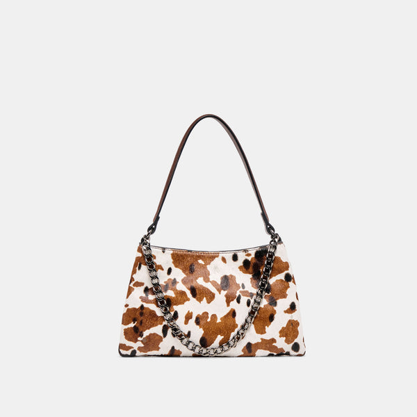 Dolce Vita Jagger Shoulder Bag Cocoa Calf Hair COCOA CALF HAIR
