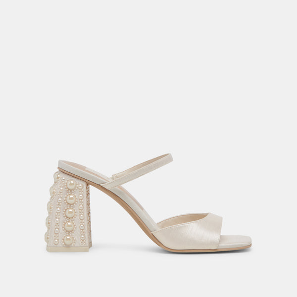 Dolce Vita Jemmy Pearl Heels Vanilla Silk VANILLA SILK