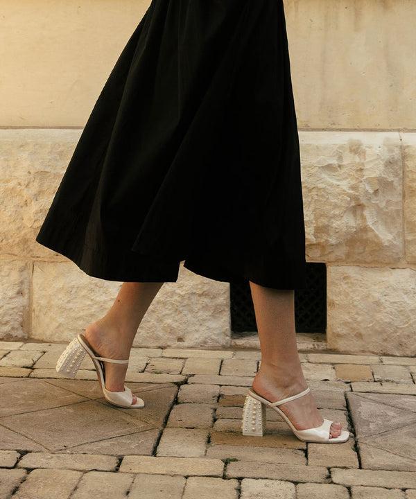 Dolce Vita Jemmy Pearl Heels Vanilla Silk VANILLA SILK
