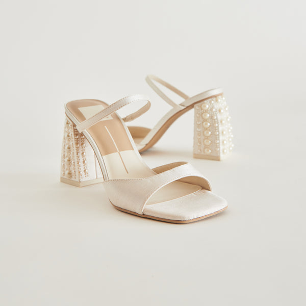 Dolce Vita Jemmy Pearl Heels Vanilla Silk VANILLA SILK