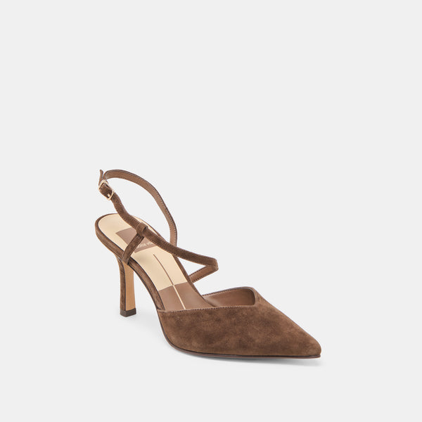 Dolce Vita Kamra Heels Dk Brown Suede DK BROWN SUEDE