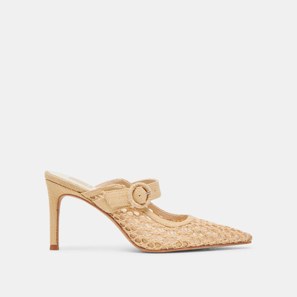 dolce vita Keekee Heels Lt Natural Woven Raffia LT NATURAL WOVEN RAFFIA