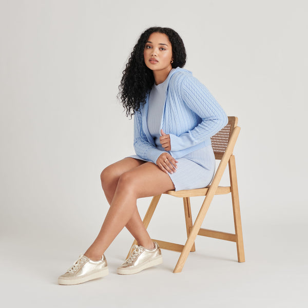 Dolce Vita Lennix Sneakers Light Gold Metallic Leather LIGHT GOLD METALLIC LEATHER