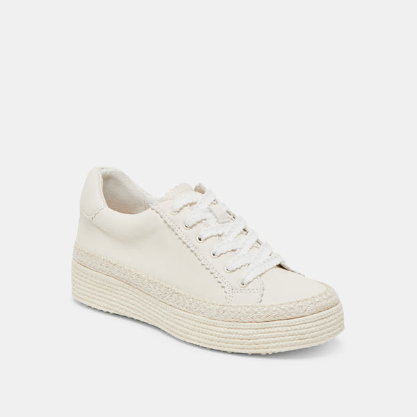 Dolce Vita Lennix Sneakers White Leather WHITE LEATHER
